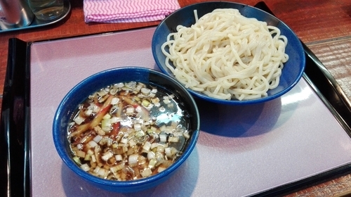 「つけそば（並）」@煮干し背脂極太手もみ麺の店 一本勝負の写真