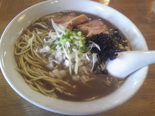 「濃厚煮干そば」@中村屋総本山の写真