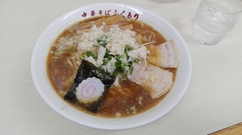 「背脂中華そば」@中華そば ふくもりの写真