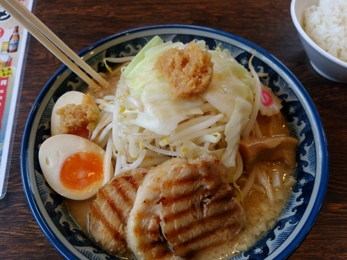 「特製野菜ラーメン」@麺屋 武士道 船橋店の写真