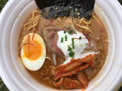 「渡来人×饗者 プレミアム味噌香麺」@つくばラーメンフェスタ2016の写真