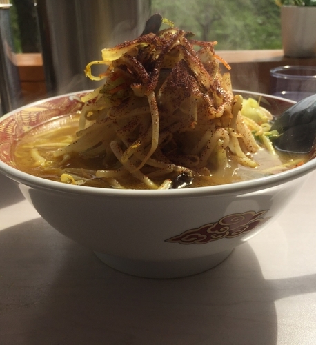 「スープカレータンメン」@あぢとみ食堂の写真