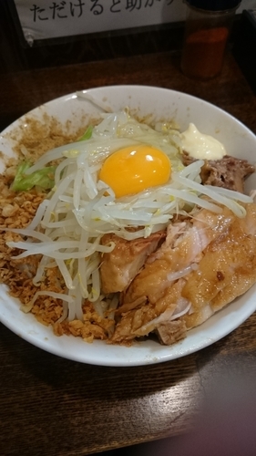 「まぜそば 豚増し」@麺屋 鳳の写真