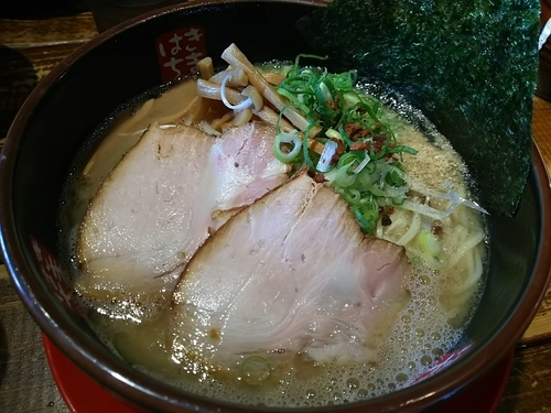 「塩豚骨麺　（大盛り）」@きまぐれ八兵衛 安曇野本店の写真