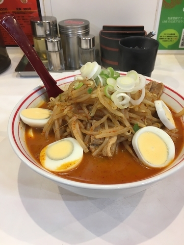 「味噌卵麺」@蒙古タンメン 中本 大宮店の写真