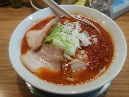 「とまとチリ(太麺）」@カッパ64 福生店の写真