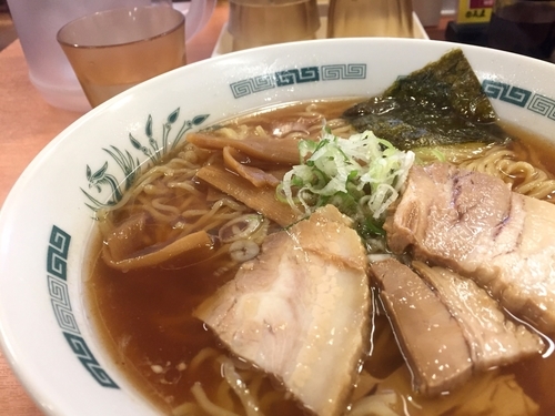 「中華そば大盛」@日高屋 平間駅前店の写真