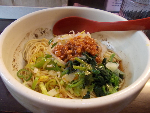 「汁なし担々麺」@めだかTANTANの写真