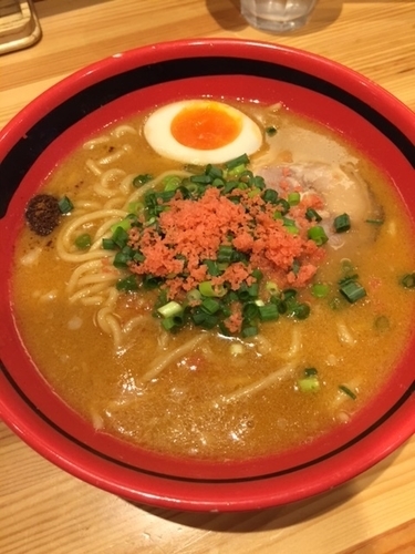 「えびみそ　780円「太麺」「ほどほど」」@えびそば一幻 新宿店の写真