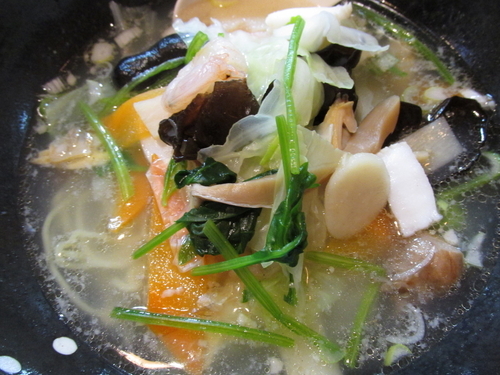 「海鮮ラーメン　「750円」」@晴晴居酒屋の写真