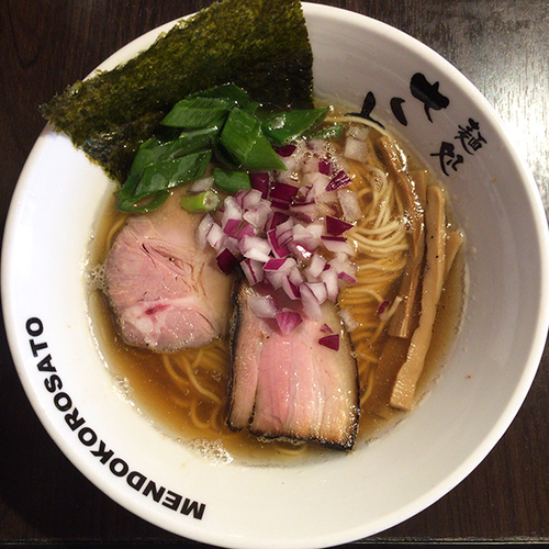 「10月限定 4種の煮干しそば」@麺処 さとう 桜新町店の写真