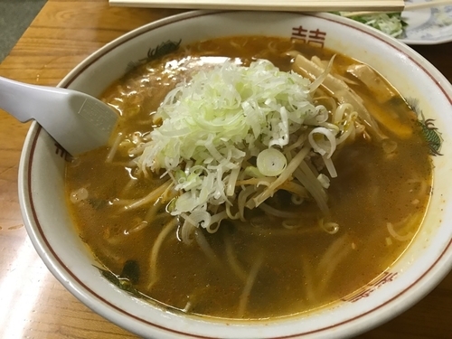 「高菜ラーメン 辛さ3(MAX6) 700円」@三浦惣菜店の写真
