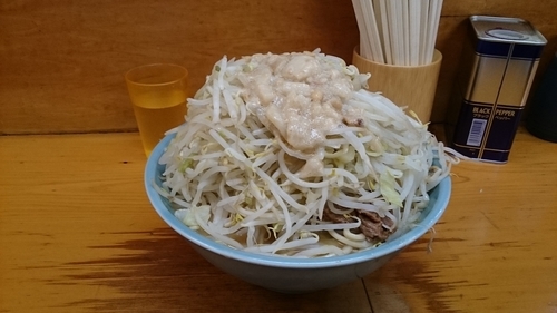 「大(ヤサイアブラ)￥８００」@ラーメン二郎 新橋店の写真