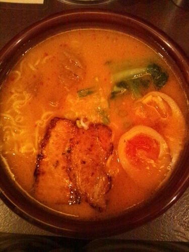 「熟成味噌らーめん（味玉トッピング）」@維新の写真