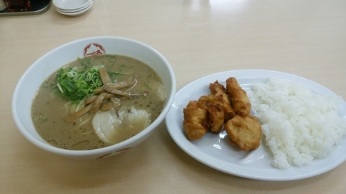 「から揚げ定食」@中華そば 一久 下松店の写真