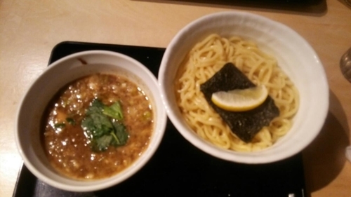 「濃厚煮干つけ麺(大)」@つけめん 蕾 本家の写真