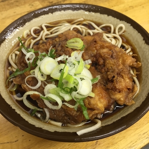 「いかげそ天（￥390）」@六文そば 浜松町1丁目店の写真