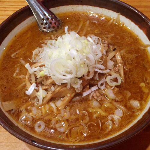 「札幌みそらーめん　750円」@らーめん 田中家の写真