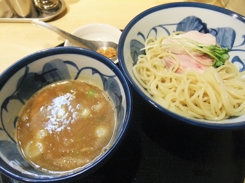 「鶏と魚介のつけ麺（850円）」@つけ麺 たけもとの写真