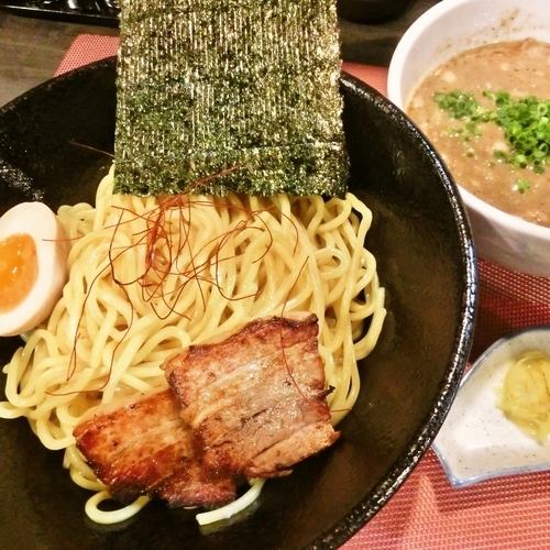 「濃厚煮干しつけ麺(大盛同一料金)850円」@廻麺 鶏千の写真