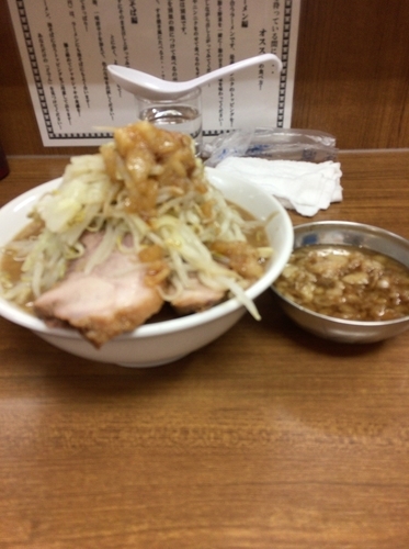 「ラーメン小 野菜増しアブラどでん」@ラーメンの店 どでん 北浦和店の写真