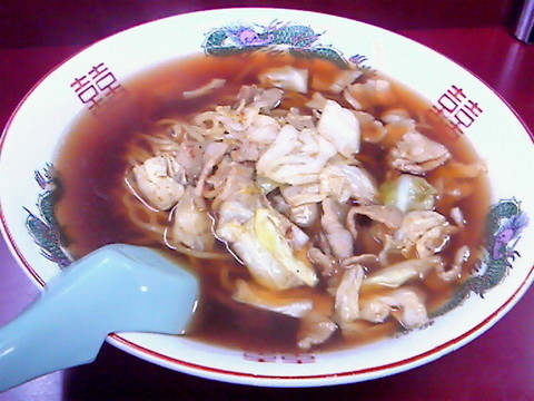 「スープ入り焼きそば￥600」@こばや食堂の写真