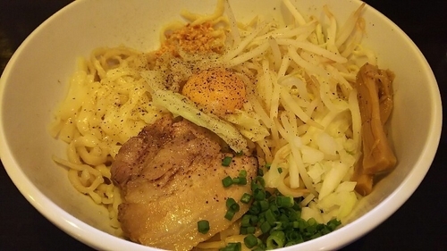 「豚まぜSOBA￥750」@麺仁 鯱の写真