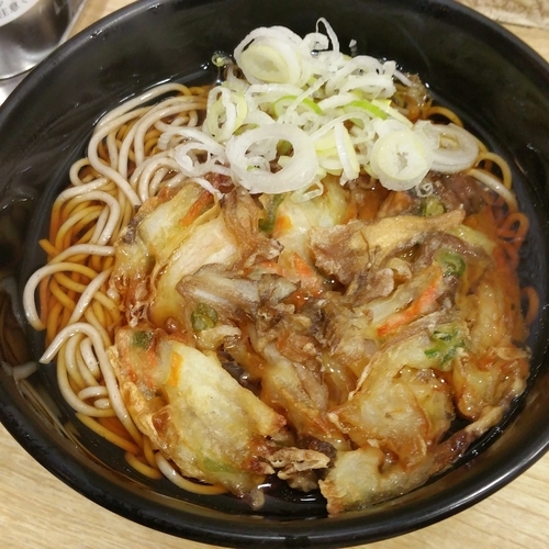 「きのこ天そば(季節限定)」@濱そば 辻堂店の写真