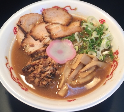 「和歌山ラーメン+ほぐしチャーシュー100円」@大つけ麺博 2016の写真