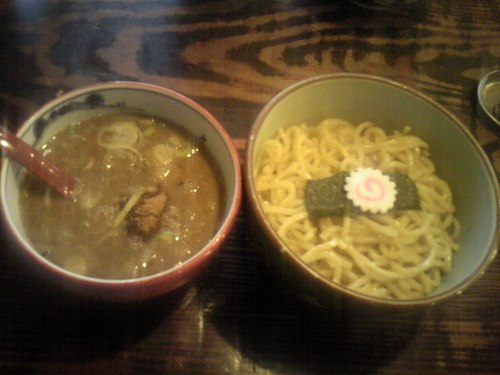「つけそば(赤)」@中華そば 螢の写真