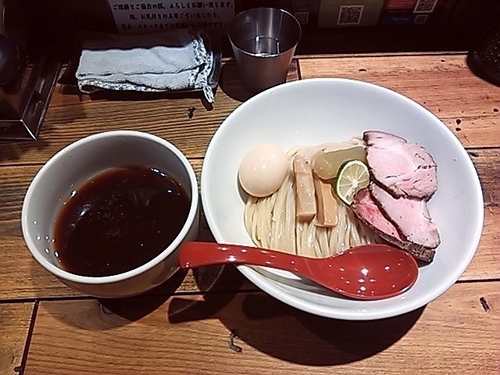 「【限定】香彩鶏だし 特製醤油つけ麺（並）」@麺屋 翔 西新宿本店の写真