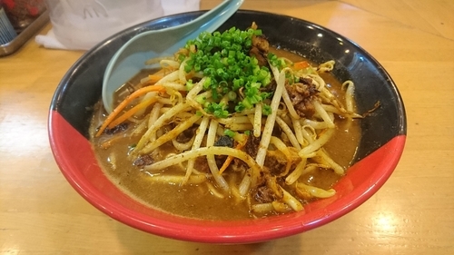「鶏白湯スパイシーカレー麺とろみ」@麺場 鶏源 TORIGEN 黄金町店の写真