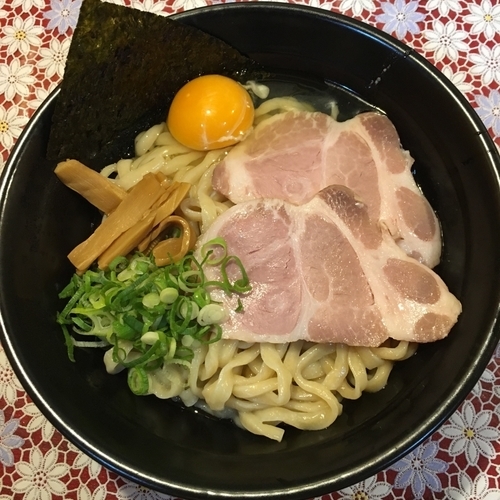 「釜玉油そば 熱釜 (800円)」@麺 虎右ヱ門の写真