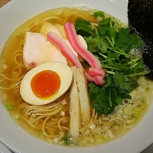 「塩ＳＯＢＡ 白 ８００円」@むぎとオリーブ さいたま新都心店の写真