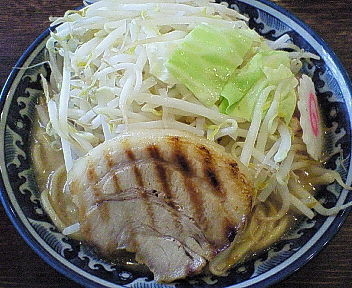 「野菜ラーメン　７３４円」@麺屋 武士道 船橋店の写真