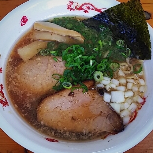 「【中華そば しながわ】こってり煮干しそば　８００円」@大つけ麺博 2016の写真