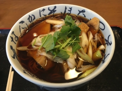 「きつねそば【750円】」@そば処 ゆう月 大森駅前店の写真