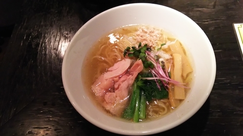 「塩生姜らー麺」@塩生姜らー麺専門店 MANNISHの写真