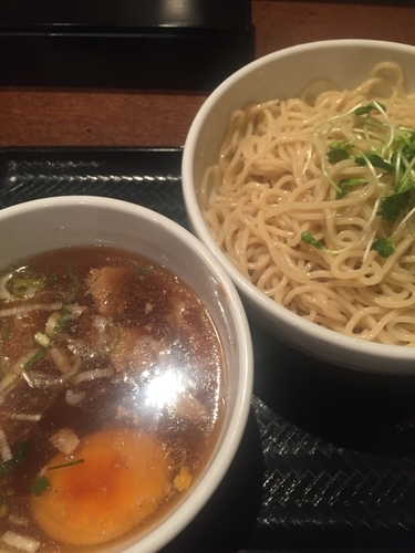 「つけ麺（醤油）、大盛り」@中華麺酒家 彩華の写真