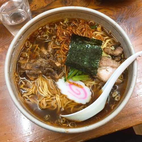 「辛口ラーメン」@中華料理 ちちぶ飯店の写真