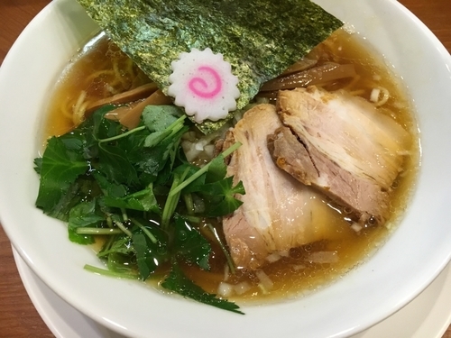 「煮干し醤油そば  780円」@麺や百日紅の写真