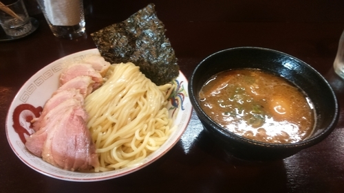 「全部入り合鴨つけ麺1100円」@らーめん 五ノ神精肉店 煮干し編の写真