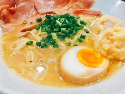 「☆真鯛と鶏白湯らーめん☆」@麺や 海老庵の写真