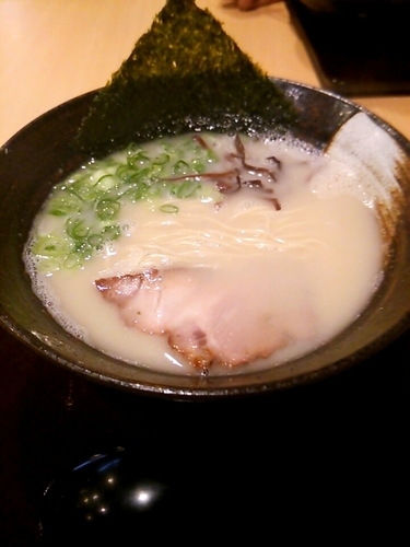 「白潮豚骨＋替玉」@つけ麺 中華そば 節極の写真