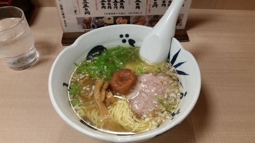 「梅しおらーめん」@与ろゐ屋の写真