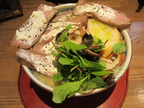 「限定　ザ・キノコ（１０００円）＋大盛＋他」@らー麺屋 バリバリジョニーの写真