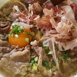 黒の牛そば-醤油-