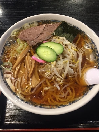 「冷しらーめん  810円」@栄屋本店の写真