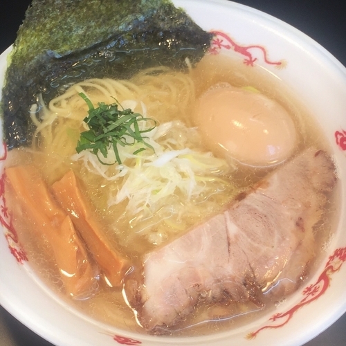 「志奈そば田なか 金の塩中華そば+味玉100円」@大つけ麺博 2016の写真