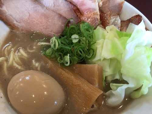 「全部入り豚骨らーめん＋替玉」@らーめん 五ノ神精肉店 煮干し編の写真